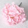 Simulação Hortênsia Buquê 5-cabeças Hortênsia Macaron Layout Fotografia Casamento Decoração de Casa Flor Falsa Flor de Pano de Seda