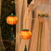 2026 Nuevo Modelo Festival de Medio Otoño Linterna de Caqui Colgante Linterna Brillante de Mano para Niños Adorno Decorativo de Atmósfera de Planta Verde