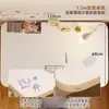 Escritorio de Estudio para Niños, Escritorio de Escritura para Estudiantes en Casa, Dedicado para Tareas, Escritorio y Silla Blancos Ajustables Simples Grandes