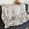 Manta fina Ins, manta de aire acondicionado de verano, manta tipo chal para siesta, sábana, manta cálida de leche polar para sofá 1.5