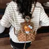 Ins mochila pequeña estilo coreano de nicho bolsa de doble hombro para niñas 2026 nueva linda mini mochila infantil de lunares moderna