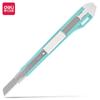 Deli 2031 tamaño pequeño cuchillo de arte cuchillo para cortar papel cuchillo para papel tapiz cuchillo para cortar papel cuchillo para papel tapiz cuchillo cuchillo soporte para cuchillos hoja pequeña papelería