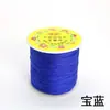 Não. 72 Fio de Jade 0,8mm Poliéster Fio Trançado à Mão Pingente DIY Corda Vermelha Acessórios de Nó Chinês Fio Ponto Atacado