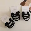 Pacote com 4~Elásticos Coloridos de Alta Qualidade Grau de Exportação, Elásticos Básicos Versáteis de Alta Elasticidade Que Não Danificam o Cabelo, para Mulheres