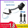 Yunman luva de cristal multi-perfurada masculina cadeado maça fina luva de pênis pacote extensão fina brinquedos sexuais luva de tempo atacado geração