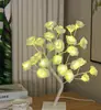 Lámpara de rama de rosa LED transfronteriza USB flor artificial decoración de dormitorio regalo de Navidad San Valentín lámpara de mesa pequeña decorativa