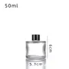 Botella de aromaterapia de vidrio de 100 ml, botella dispensadora de aceites esenciales de perfume sin llama de alta gama, botella de vidrio para aromaterapia redonda para coche
