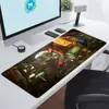 Juego Cyberpunk Tecnología Futurista Alfombrilla de Ratón Súper Grande Tecnología de Gaming E-Sports Alfombrilla de Oficina Extra Grande Borde Antideslizante con Bloqueo