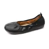 Versión de piel de oveja~ Zapatos tipo pezuña de cerdo de punta dividida falsos para mujer, zapatos planos rojos de ballet sin cordones de corte bajo, zapatos de mujer talla grande