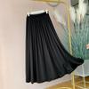 Saia de Cavalo Anágua Antirreflexo Hanfu Forrado Cheongsam Saia Interna de Chiffon Base Antiestática de Seda Leite