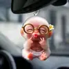 Colgante de coche de mono para gafas acrílicas planas transfronterizas, diseño de alta gama, servicio premium, certificado transfronterizo