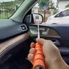 Herramienta para lavado de autos para limpiador de espejo retrovisor de coche, desempañador automático de parabrisas, rasqueta, accesorios para coche, mango telescópico, cepillo para limpieza de ventanas
