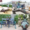 Fabricante de Esculturas Personalizadas de Bronce Fundido Escultura de Niño de Bronce Estilo Europeo Escultura de Historia Juguetona Figura Occidental al Aire Libre Escultura de Bronce