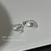 Pendientes Ins de Estrella de Circonita de Moda Estilo Dulce Fresco Distintivo Pendientes de Nicho Estilo Frío Versátiles Pendientes Sentido Avanzado