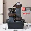 Xintianquan Fonte de Água Corrente Estilo Europeu Pequena Água Circulante Bola Feng Shui Enfeites Escritório Sala de Estar Mesa Decoração de Riqueza