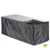 Funda Impermeable para Caja de Terraza, a Prueba de Lluvia y Resistente a los Rayos UV, con Cremallera Funda para Caja de Terraza