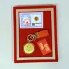 Oro Puro 999 Gama Alta Exquisito Regalo Día de San Valentín Chino 520 Paz y Alegría Princesa Por Favor Haz Galletas de la Fortuna para que Otros las Regalen Venta al por Mayor