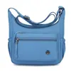 Bolsa Ligera de Nailon Repelente al Agua, Bolso de Hombro Sencillo para Mujer, Bolso Casual para Compras y Viajes Diarios, Bolso Cruzado de Gran Capacidad para Viajes