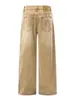 Moda Masculina Shanggu: Jeans anchos retro estilo japonés para exportar, lavado desgastado, pantalones largos rectos holgados, mezclilla japonesa y coreana