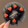 Red para el pelo de baile para niñas pequeñas, Herramienta para peinar moños, Flor para el pelo, Anillo para el pelo, Red para el pelo para niñas