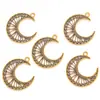 Acessórios de joias DIY de liga transfronteiriça pingente de lua pulseira chaveiro pingente decorativo L637