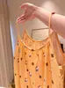 Vestido Camisola de Gasa de Algodón Suave de Verano para Mujer 2026 Modelo Nuevo con Almohadilla para el Pecho Integrada, Hebilla Ajustable, Vestido Suelto para Casa y Dormir