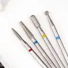 Cabezal pulidor de uñas de diamante frontal estilo ruso, herramientas pequeñas de exfoliación para uñas de bolsillo, traje a juego para máquina de uñas
