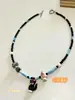 Puppy Barista Long Chain Corda Bonito All-match Colar Clavícula Corrente Temperamento Requintado Acessórios Pingente Colar Corrente