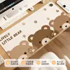 Alfombrilla de ratón calefactable, extragrande, para calentar el escritorio, adecuada para niñas, oficina, escritorio de computadora, invierno, y para mantener las manos calientes mientras se escribe en el escritorio