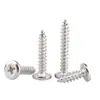 En stock tornillos autorroscantes de acero inoxidable 304 cabeza de cruz avellanada cabeza plana M2-M8 tornillos autorroscantes cabeza plana avellanada cabeza de cruz