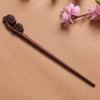 Nova Presilha de Cabelo de Jacarandá com um Design Único de Coelho, Acessório de Cabelo Personalizado, Presilha de Cabelo Artesanal de Madeira Maciça, Acessório de Estilo Artístico