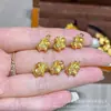 Accesorios de Cobre Chapados en Oro para la Riqueza, Joyería DIY Versátil, Separadores de Cuentas, Para Ensartar Dijes, Accesorios Creativos