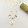 Nuevo Collar Estilo Chino Hanfu con Perlas de Gota de Agua en Forma de Golondrina y Borlas, Modelo Nuevo, Accesorio de Collar Estilo Tradicional Chino para Qipao