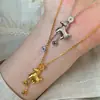Colar Vintage Novo Estilo Chinês com Franja de Moeda de Pônei Pingente de Riqueza Instantânea Moda Nicho Personalidade Colar Versátil