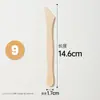 Juego Cerámico de 38 Piezas de Arcilla Plástica de Piedra Escultura Hecha a Mano DIY Tallado en Arcilla Hecho a Mano Herramienta de Cuchillo de Tallado de Arcilla al Óleo Set