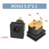 Enchufe de alimentación DC DC Socket DC005 002 Interfaz de 5.5*2.1/2.5MM Socket Hembra Conector Macho