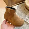 Botas Birkenstock Princess para Niñas 2026 Otoño Nueva Llegada Botas Estilo Británico Doc Martens para Niños Pequeños y Niños Botas Versátiles de Caña Baja