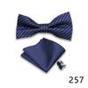 Corbata formal de negocios para hombre pañuelo de bolsillo traje banquete traje de boda accesorios lazo cuello flor fábrica mayoreo
