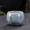 Grande tamanho Ru Forno Kung Fu Chá Xícara de Chá Cypress Abertura Crack Chá Xícara de Degustação Ru Porcelana Xícara de Chá Grande Capacidade Copa Master Tasting Cup