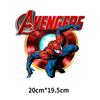 Novo padrão Homem-Aranha Acessórios decorativos DIY para roupas Impressão em camiseta tinta branca Impressão por transferência térmica Hot stamping agora uma peça