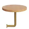 Loja de Bebidas de Chá com Leite Moderna Loja de Bolos Café Estilo Mesa Redonda Pequena de Parede Mesa de Parede Mesa de Canto