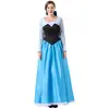 Cosplay Sereia de Halloween Vestido de Princesa Alice Vestido Longo Cosplay Filha do Mar Anime Fantasia