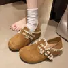 Zapatos casuales y cómodos para mujer, sin cordones, punta redonda, retro 2026 Birkenstock de boca profunda, versátiles para otoño, estilo nuevo