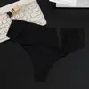 Tanga Sin Costuras Antiembarazo para Mujer Sexy de Látex Cómodo de Cintura Media Color Sólido Alta Elasticidad Tanga de Seda Helada