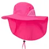 Fábrica de Sombreros Sombrero de Sol Ligero de Secado Rápido Hecho a Medida para Ocio al Aire Libre con Ala Ancha, Protección Solar, Protección del Cuello, Chal Parasol, Sombrero de Pescador