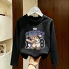 Camiseta base de algodón para niños, ropa infantil para primavera y otoño, nuevo modelo 2026, top de primavera y otoño para niños, camiseta de manga larga para niños