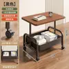 Mesa de Cabeceira, Mesa de Cabeceira Móvel para Quarto, Mesa Lateral para Sofá, Carrinho Pequeno, Estante de Armazenamento, Armário Multicamadas para Lanches na Sala de Estar