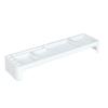Estante de Almacenamiento para Teclado Multifuncional Multiformato Organizador Estante de Almacenamiento para Artículos Varios Escritorio de Computadora Ahorro de Espacio