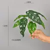 Plantas Verdes Simuladas Folha de Tartaruga Folha de Begônia Folha de Maçã Folha com Buracos Paisagismo de Micro Paisagem Materiais de Folha Materiais de Combinação para Decoração de Interiores Estilo Floresta