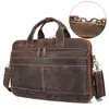 Nuevo bolso de hombre retro europeo y americano de cuero de primera capa cuero crazy horse una generación de bolso bandolera portátil de hombro maletín